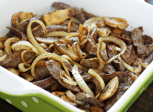 Beef w/Mushrooms & Onion